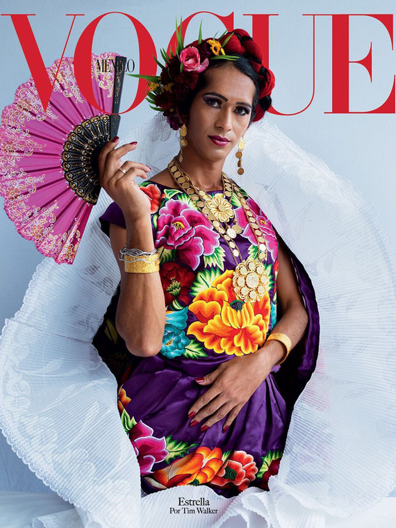 Salt: главное здесь, остальное по вкусу - Для обложки Vogue снялась представительница мукси — Эстрелла Васкес, относящая себя к третьему полу
