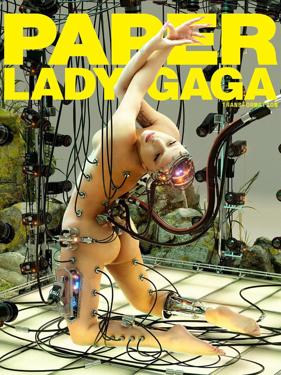 Salt: главное здесь, остальное по вкусу - Обнаженный киборг: Леди Гага снялась в необычной фотосессии для журнала Paper