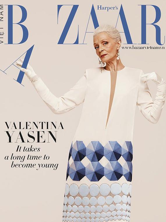 Salt: главное здесь, остальное по вкусу - Для обложки вьетнамского Harper’s Bazaar снялась Валентина Ясень — 65-летняя модель из Петербурга