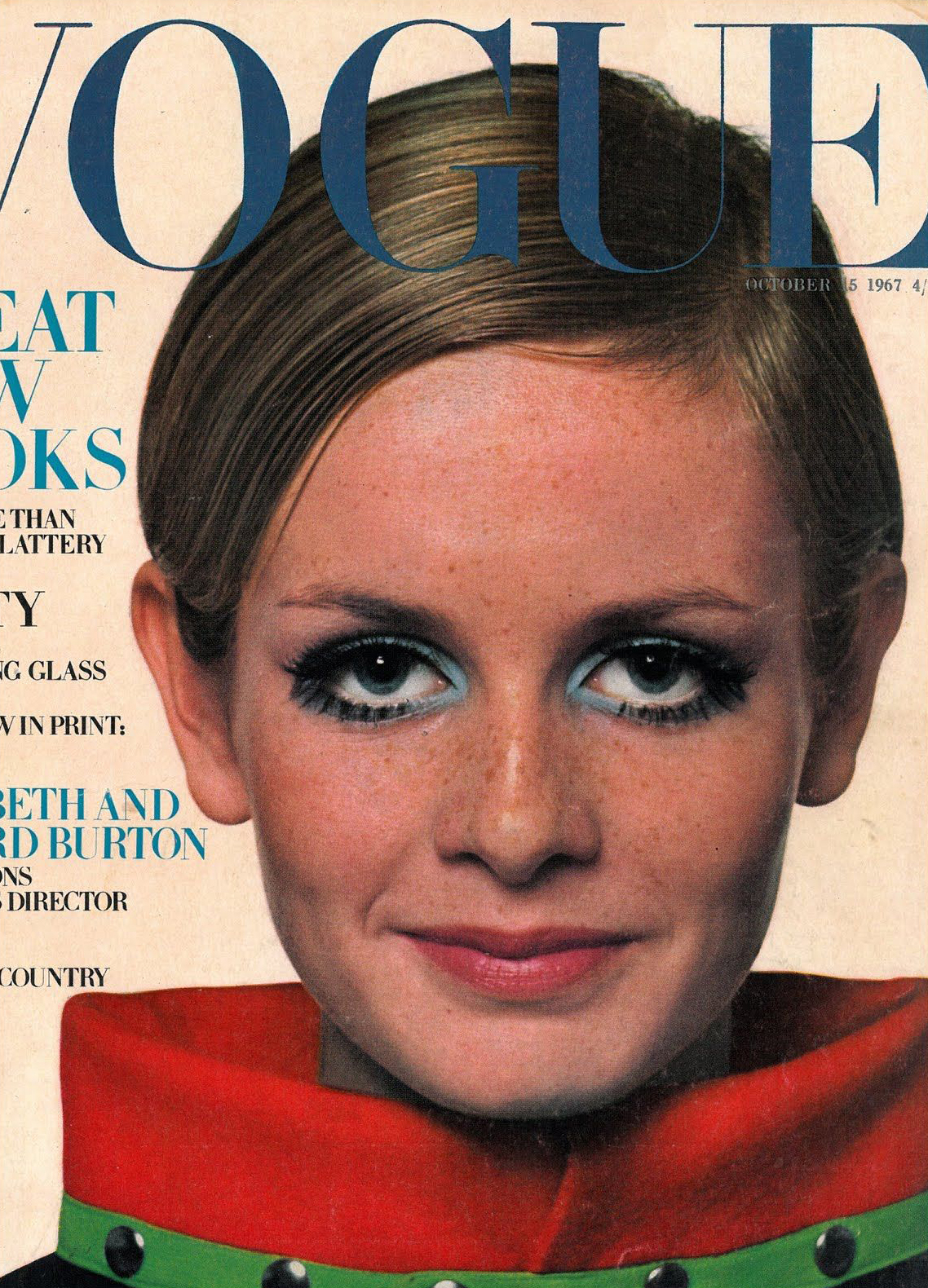 Salt: главное здесь, остальное по вкусу - Твигги на обложке Vogue UK, октябрь 1967