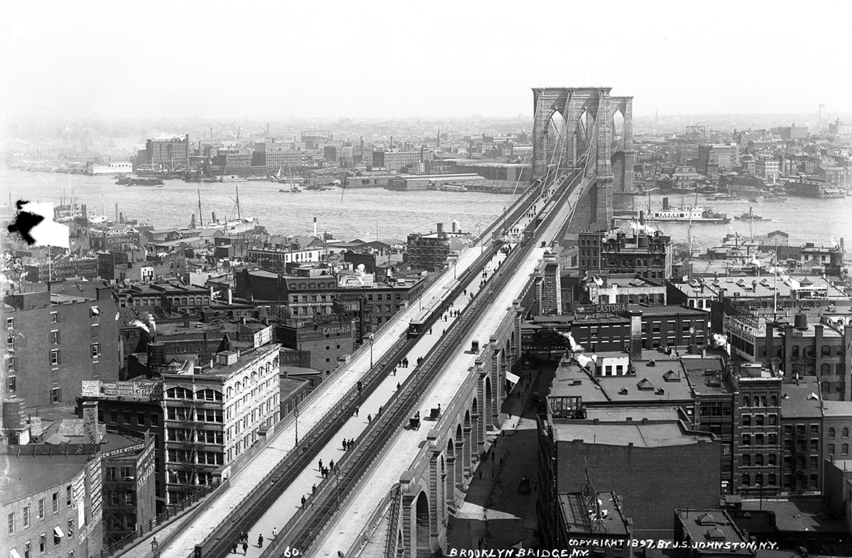 Salt: главное здесь, остальное по вкусу - Бруклинский мост в Нью-Йорке, 1897 / © Getty Images